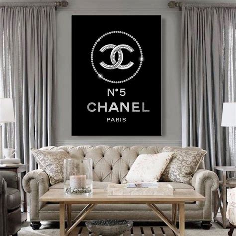 chanel wall sign|Chanel artwork.